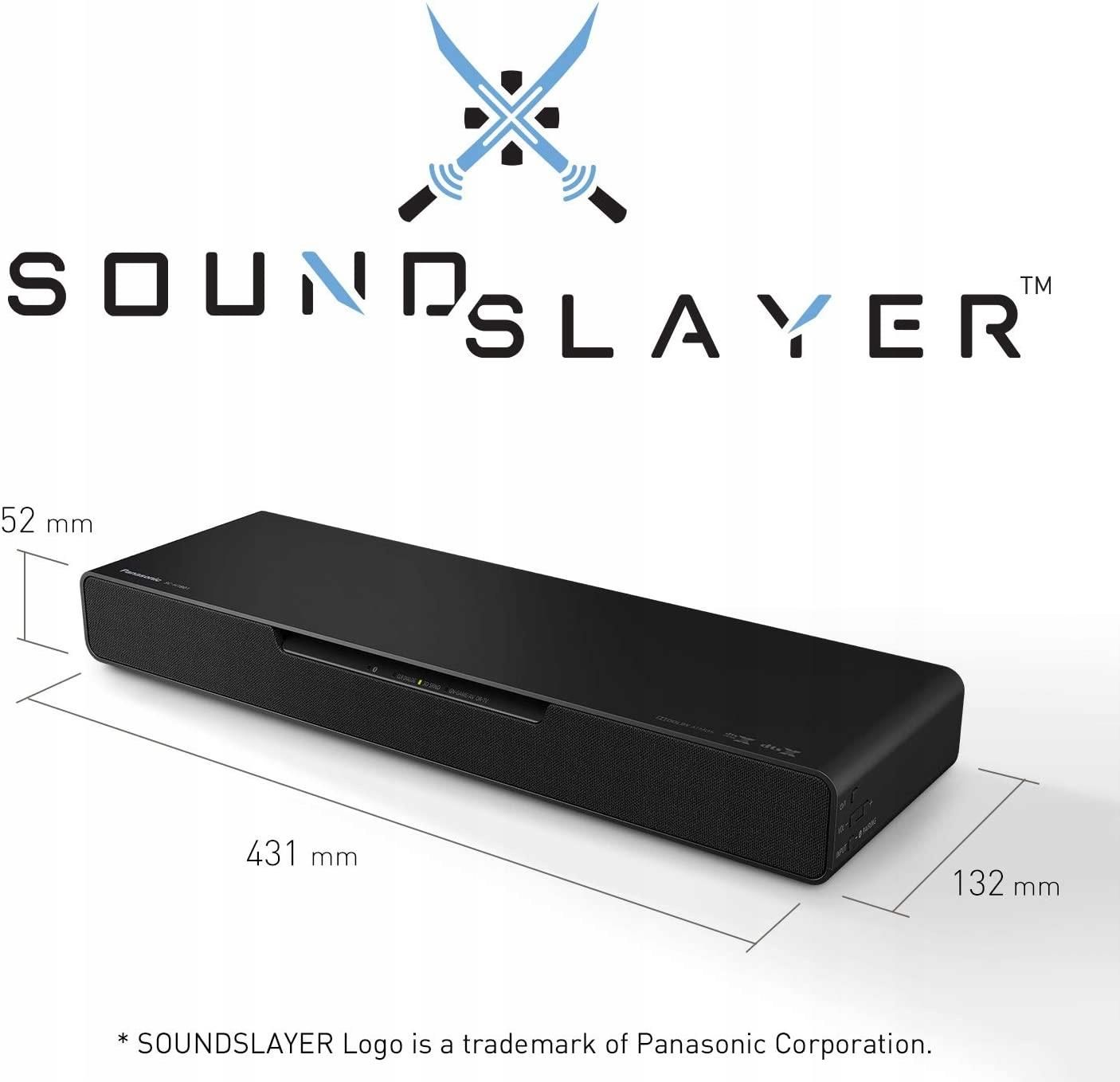スピーカー Panasonic  SC-HTB01 Soundbar Panasonic SC-HTB01 Czarny - Opinie i ceny na Ceneo.pl