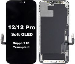 Zdjęcie Wyświetlacz LCD ekran dotyk do iPhone 12/12 Pro (Soft OLED) (Wymienny IC) - Police