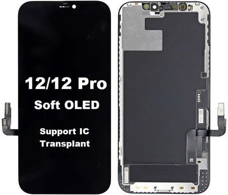 Wyświetlacz LCD ekran dotyk do iPhone 12/12 Pro (Soft OLED) (Wymienny IC)