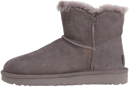 ☆人気☆【UGG】☆UGG Mini Bailey Button II Boots☆Grey☆ Buty UGG W Mini Bailey Button II 1016422-GREY 37 - Ceny i