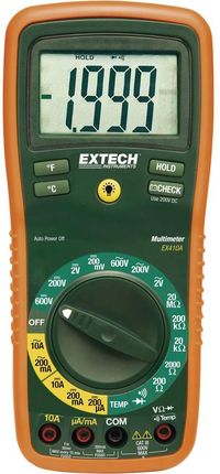 Multimetr Extech EX410A-ISO CAT III 600 V Kalibracja (ISO)