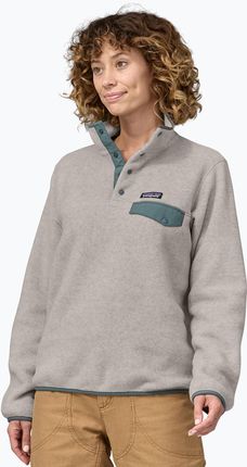 Patagonia Bluza Damska Lw Synch Snap T P O Oatmeal Heather W Nouveau Green