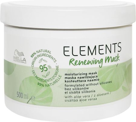 Wella Professionals Elements Renewing Maska Do Wszystkich Rodzajów Włosów 500 ml