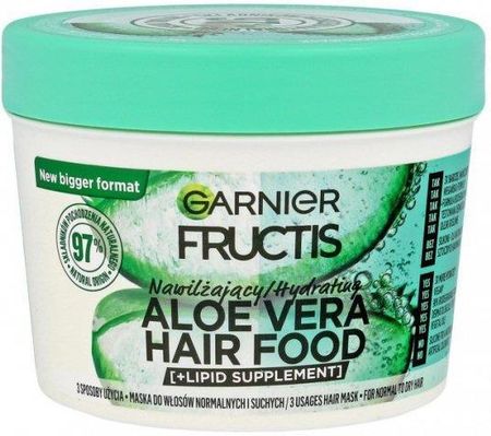 Garnier Fructis Hair Food Maska Nawilżająca Do Włosów Normalnych I Suchych Aloe Vera 400 ml