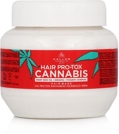 Kallos Cosmetics Hair Pro-Tox Cannabis Maska Do Włosów 275 ml