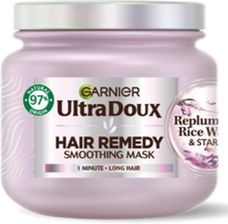 Zdjęcie Garnier Ultra Doux Replumping Rise Water & Starch Woda Ryżowa I Skrobia Maska Do Włosów Długich 340 ml - Stary Sącz