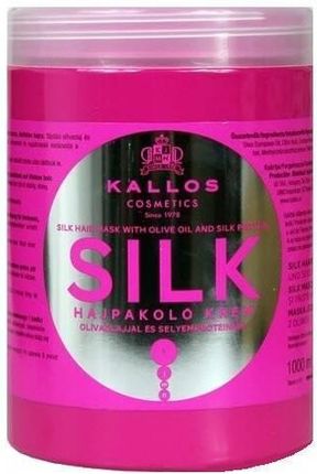 Kallos Cosmetics Silk Maska Do Włosów 1000 ml