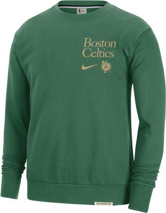 Męska Bluza Dresowa Z Półokrągłym Dekoltem Nike Dri-Fit Nba Boston Celtics Standard Issue - Zieleń