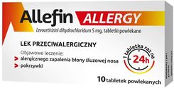Zdjęcie Allefin Allergy 5Mg 10 Tabl Powlekanych - Lądek-Zdrój