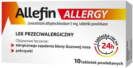 Allefin Allergy 5Mg 10 Tabl Powlekanych