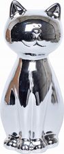 Zdjęcie Skarbonka Ceramiczna Srebrny Kot Duży - Bartoszyce