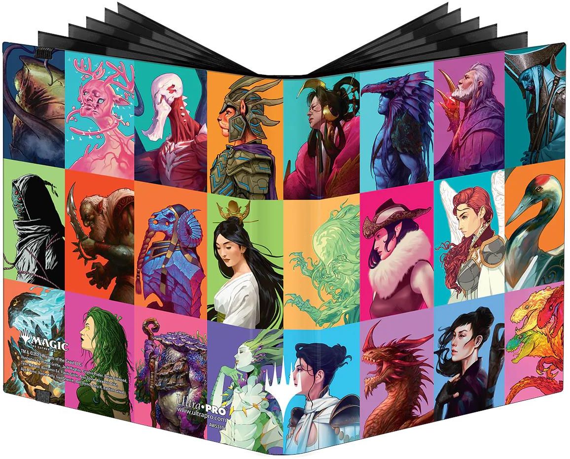 Ultra PRO - Magic: The Gathering Commander Masters 4-Pocket PRO-Binder with Exclusive Pop Art Collage Cover - Holds 160 Standard Size Cards Safely & Securely, Protect Trading Cards, Gaming Cards