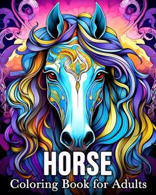 Horse Coloring book for Adults - Literatura obcoj??zyczna - Ceny i ...