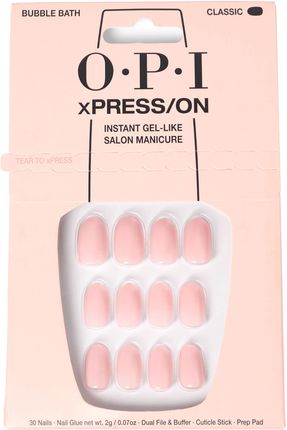 Opi Xpress/On Bubble Bath Press On Nails Gel-Like Salon Manicure