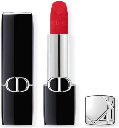 Dior Rouge Szminka Trwała Flakon Napełnialny Odcień 666 En Diable Velvet 3,5g