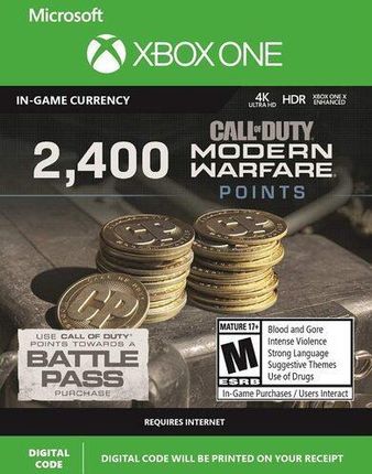 Call of Duty Modern Warfare 2400 Points (Xbox One)