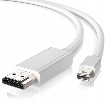 Smart-Tel Adapter Kabel Mini Displayport Dp Do Hdmi Hd Biały