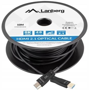 Lanberg Kabel 10M Hdmi V2.1 Premium High Optical 4K 8K Aoc Arc Cec2.0 Hdr