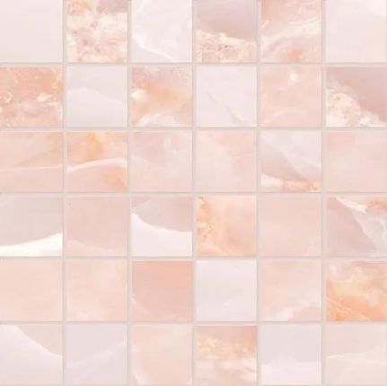 Emil Ceramica Tele Di Marmo Onyx Mosaico Pink Lapp. 30X30