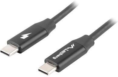 Lanberg Usb-C M/M 2.0 Czarny 0.5M