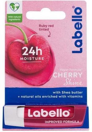 Labello Cherry Shine 24H Moisture Lip Balm Balsam Do Ust 4,8g 