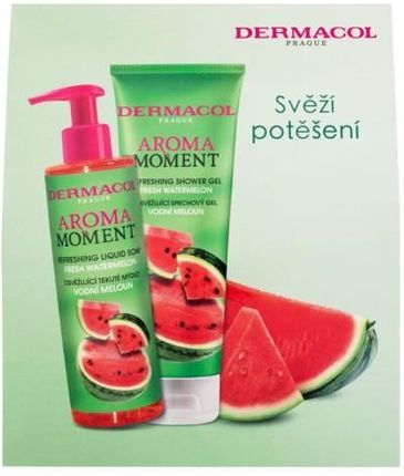 Dermacol Aroma Moment Fresh Watermelon Zestaw Mydło W Płynie 250ml + Żel Pod Prysznic