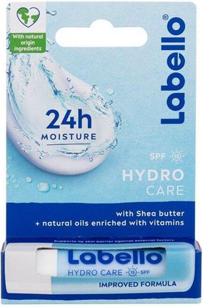 Labello Hydro Care 24H Moisture Lip Balm Spf15 Nawilżający Balsam Do Ust Z Filtrem Uv 4.8g