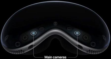 【美品】Apple Vision Pro 256GB Apple Vision Pro, Dedykowany wyświetlacz montowany na