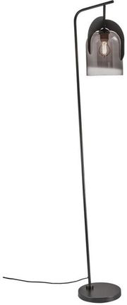 Nordlux Czarna lampa stojąca podłogowa z dymnym kloszem 2212634047 Boshi E27 155cm (NO0895)