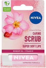 Zdjęcie Nivea Caring Scrub Pielęgnujący Peeling Do Ust Dzika Róża 4.8G - Szubin
