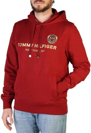 Bluza marki Tommy Hilfiger model MW0MW29721 kolor Czerwony. Odzież męska. Sezon: Jesień/Zima