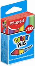Zdjęcie Maped Kreda Kolorowa Colorpeps, 10 Szt. Pudełko Z Zawieszką 593501 - Pruchnik