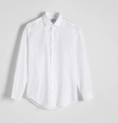 Reserved - Koszula slim fit - Biały