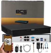 Bcs Point Rejestrator Ip Bcs-P-Nvr0401-4K-4P(3) 4 Kanałowy Bcs Bcs-P-Nvr0401-4K-4P(3) (BCSPNVR04014K4P3)