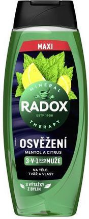 Radox Refreshment Menthol And Citrus 3-In-1 Shower Gel Odświeżający Żel Pod Prysznic 450 ml