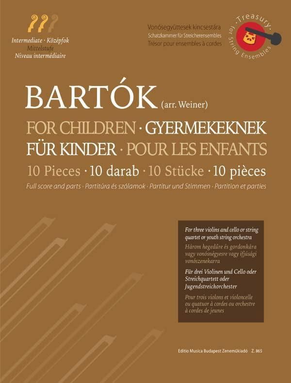 Ten Pieces From The Series For Children - B La Bart K - Literatura ...