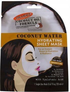 Palmer'S Coconut Oil Formula Nawilżająca Maska W Płachcie Do Twarzy Z Wodą Kokosową 1 Sztuka