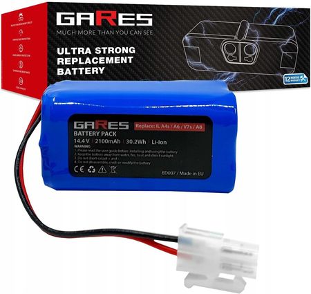 Gares Bateria Akumulator do Silvercrest SSR1 SSRA1 2,1Ah ED71421LSPL23