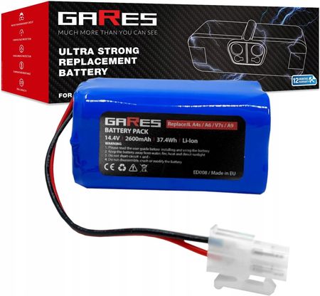 Gares Bateria Akumulator do Ilife A4s A6 V7s A8 +23% ED81426LS
