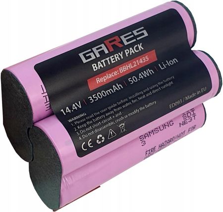 Gares Bateria Akumulator do Bosch BBHL21435 BBHF214G BBHF214R BBH2P14 14,4V 3,5Ah