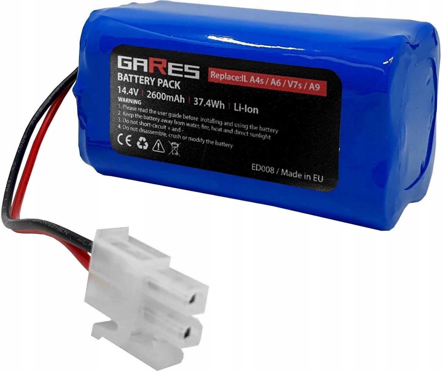 Batteria per Silvercrest SSRA1 2200mAh 14,8V