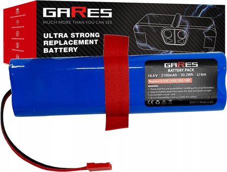 Gares Bateria Akumulator do Ilife 18650B4-4S1P-AGX-2 V3s Pro V50 X750 14,4V 2,1Ah