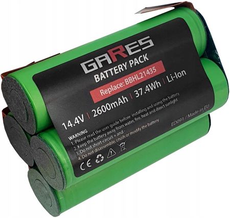 Gares Bateria Akumulator do Bosch BBHL21435 BBHF214G BBHF214R BBH2P14 14,4V 2,6Ah