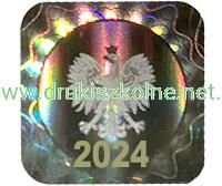 Micromedia Hologram Do Przedłużania Ważności E-Legitymacji Szkolnej - Rok 2024 - 50Szt. (Tic005_2024_01_50)