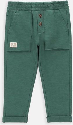 Spodnie dresowe zielone z kieszeniami