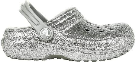 Klapki Crocs Classic Glitter Lined Clog 205937-00N 25/26