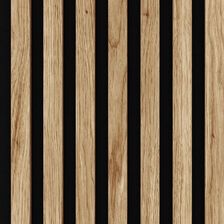 Zdjęcie Mixpol Profile Panel Ścienny 3D Akustyczny Lamela Mdf Na Filcu 260X13,2cm Dąb Naturalny - Knyszyn