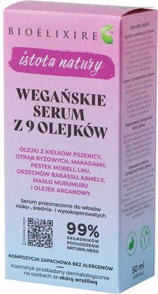 Bioelixire Istota Natury Wegańskie Serum Do Włosów 50 ml