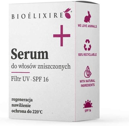Bioelixire Bioelixire+ Serum Do Zniszczonych Włosów 20 ml