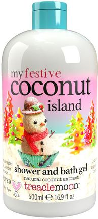 Treaclemoon My Festive Coconut Island Kokosowy Żel Pod Prysznic I Płyn Do Kąpieli 2W1 500 ml